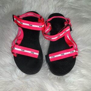 Victoria's Secret PINK brand strappy sports sandals